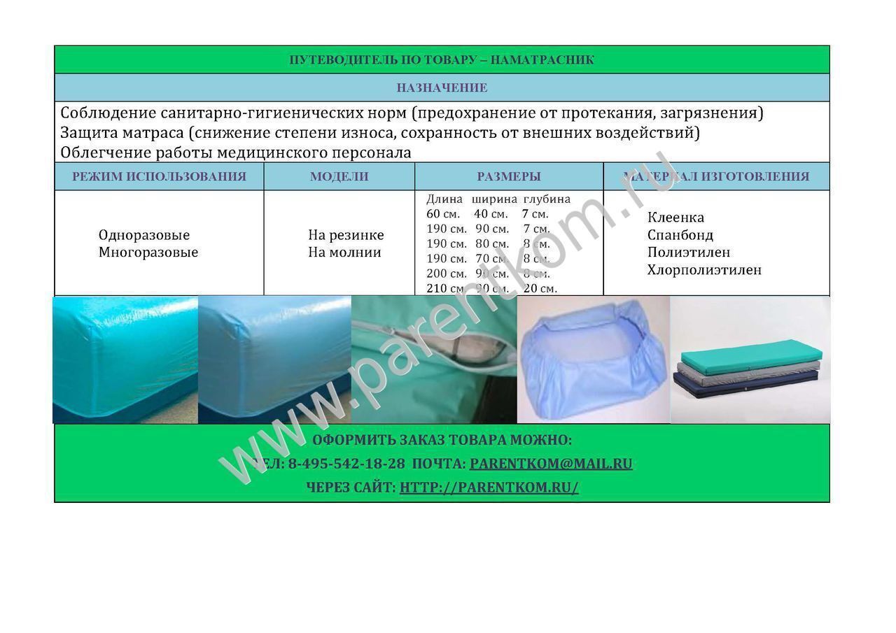 Наматрасник | Справочник медицинских изделий | Энциклопедия о товарах от  компании ЭмерМед